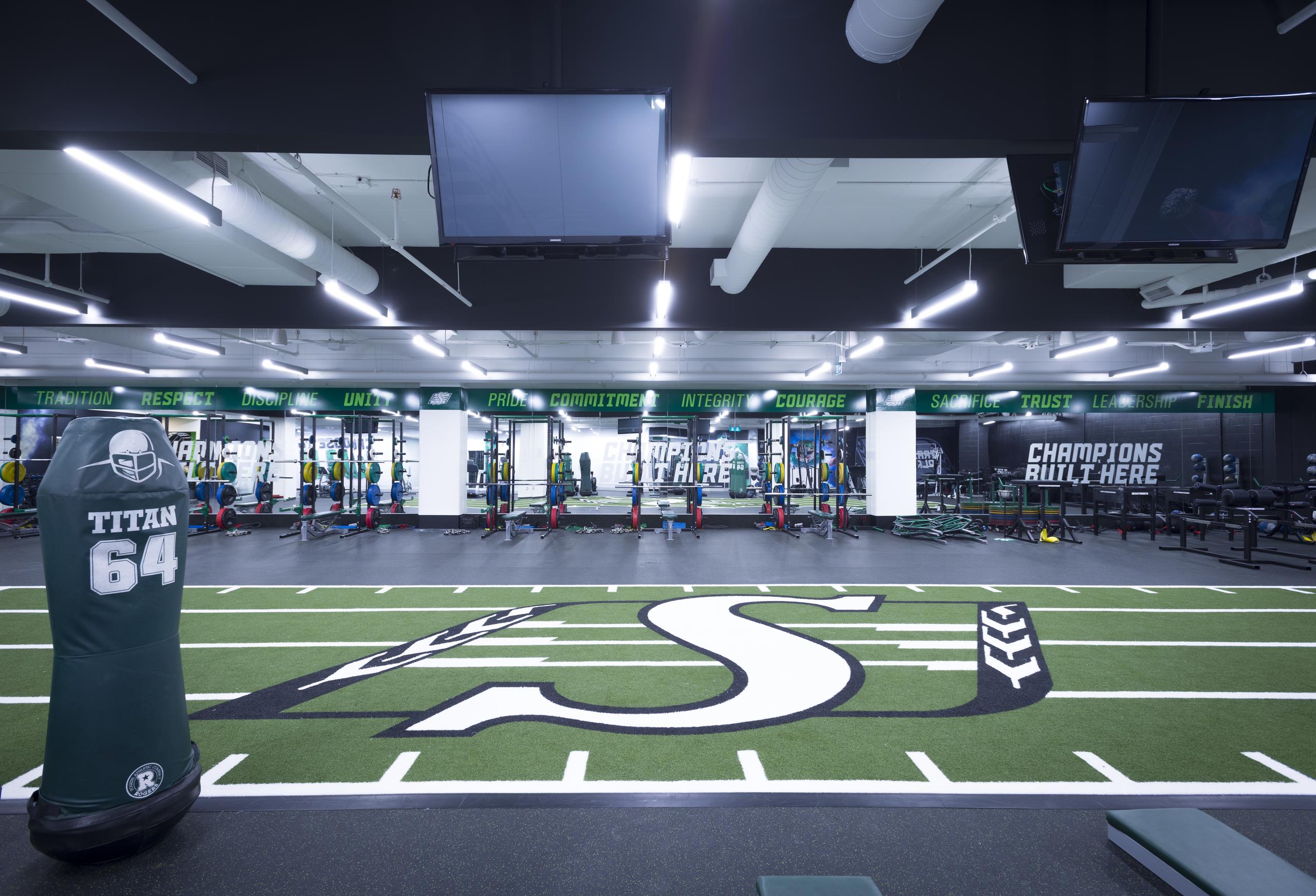 Shot of the interior of the gym