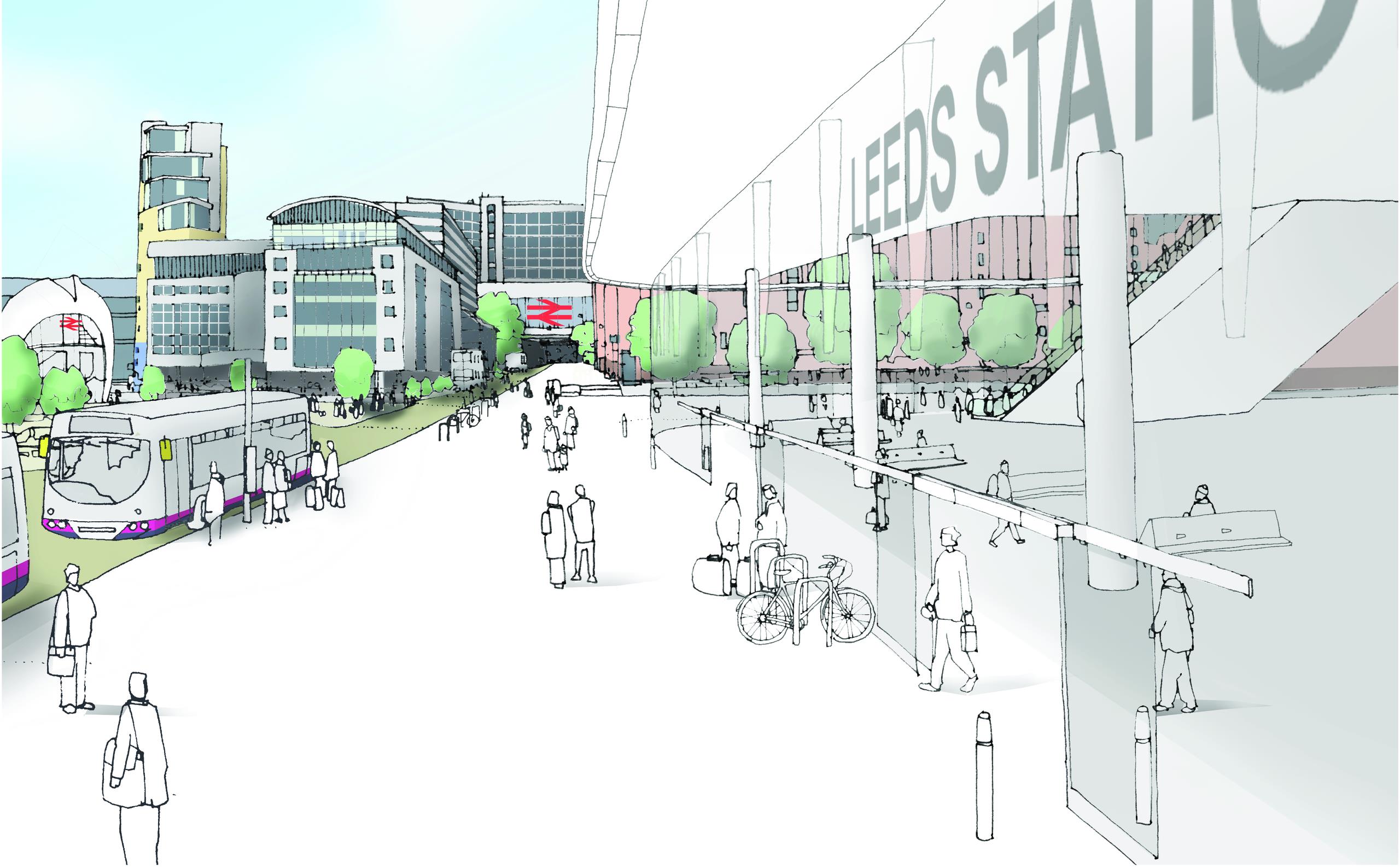 Design of Leeds Station once HS2 has been completed