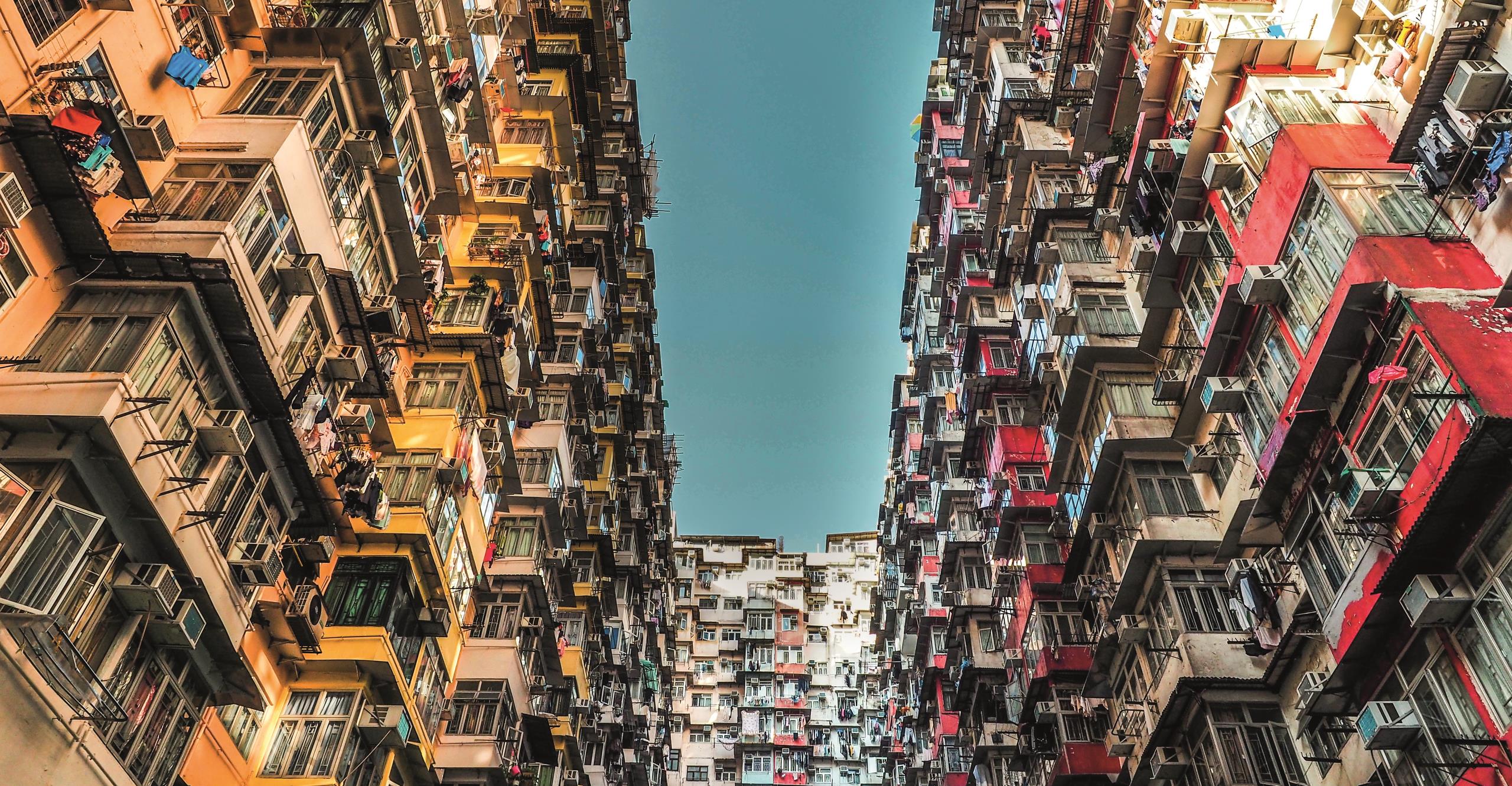 High rise flats in Hong Kong