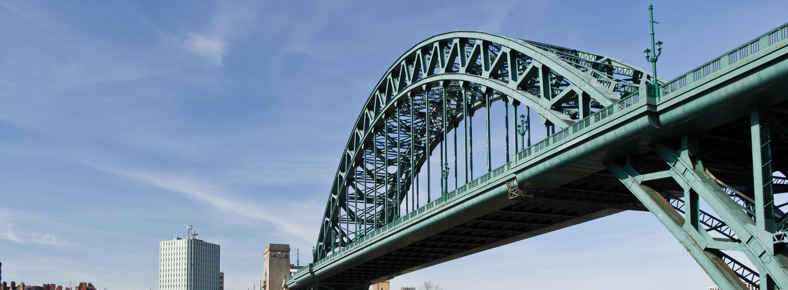The Tyne Bridge in Newcastle upon Tyne, UK