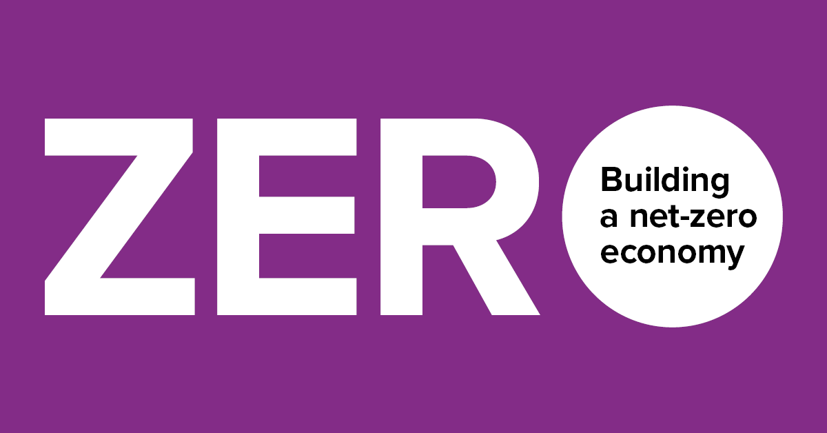 Building a net-zero economy logo