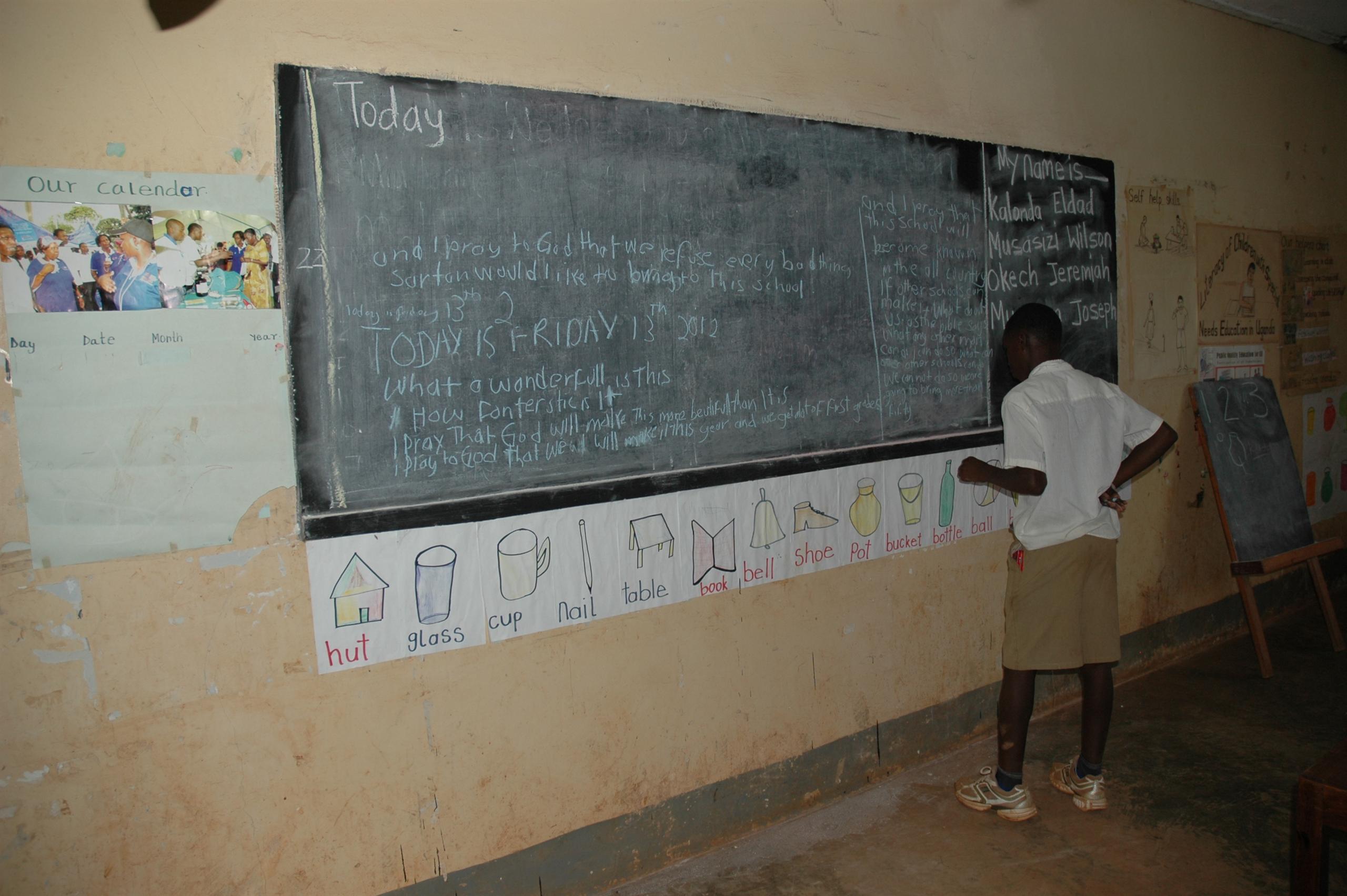 Teacher in Uganda