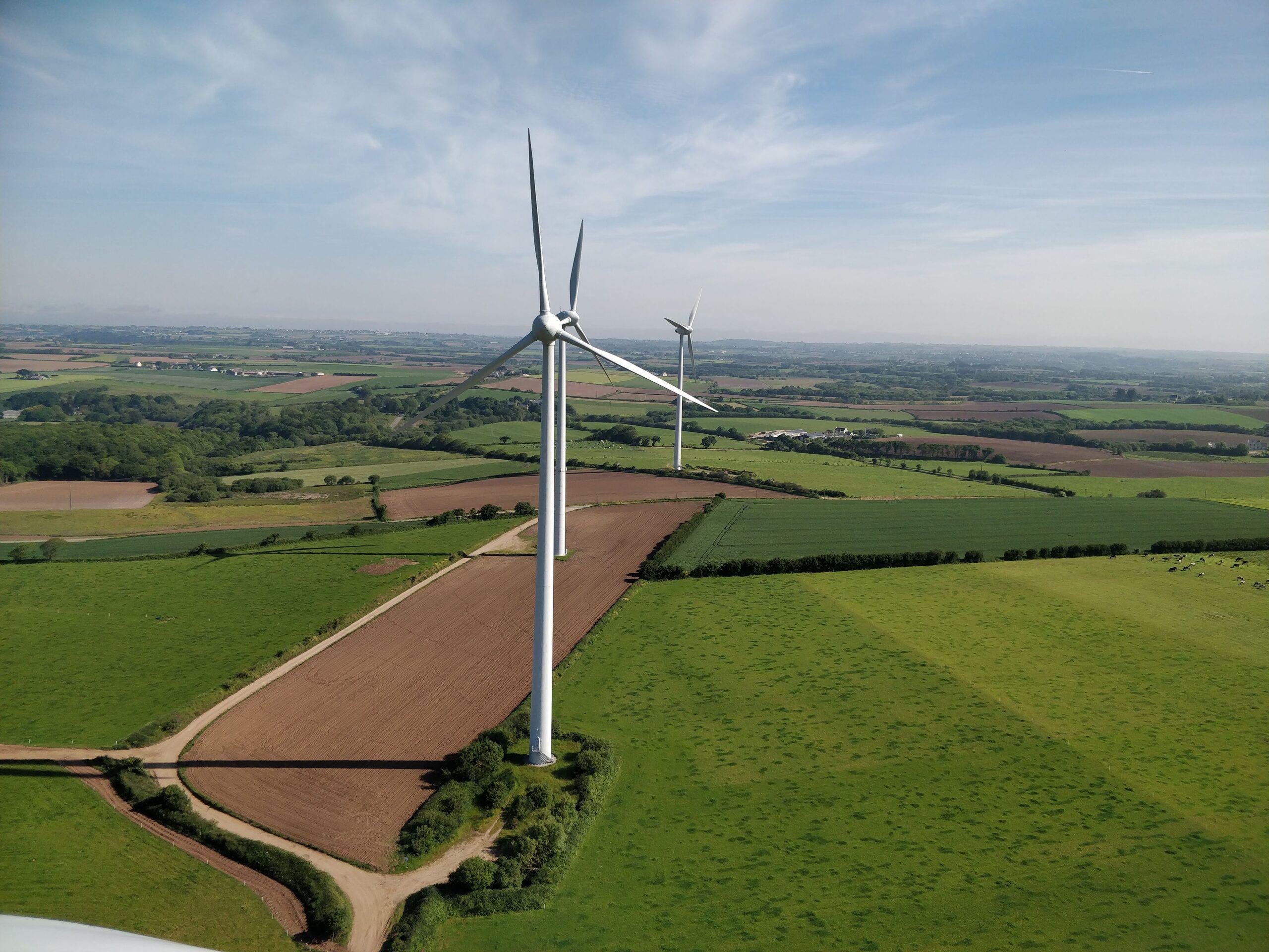 Wind farm in France