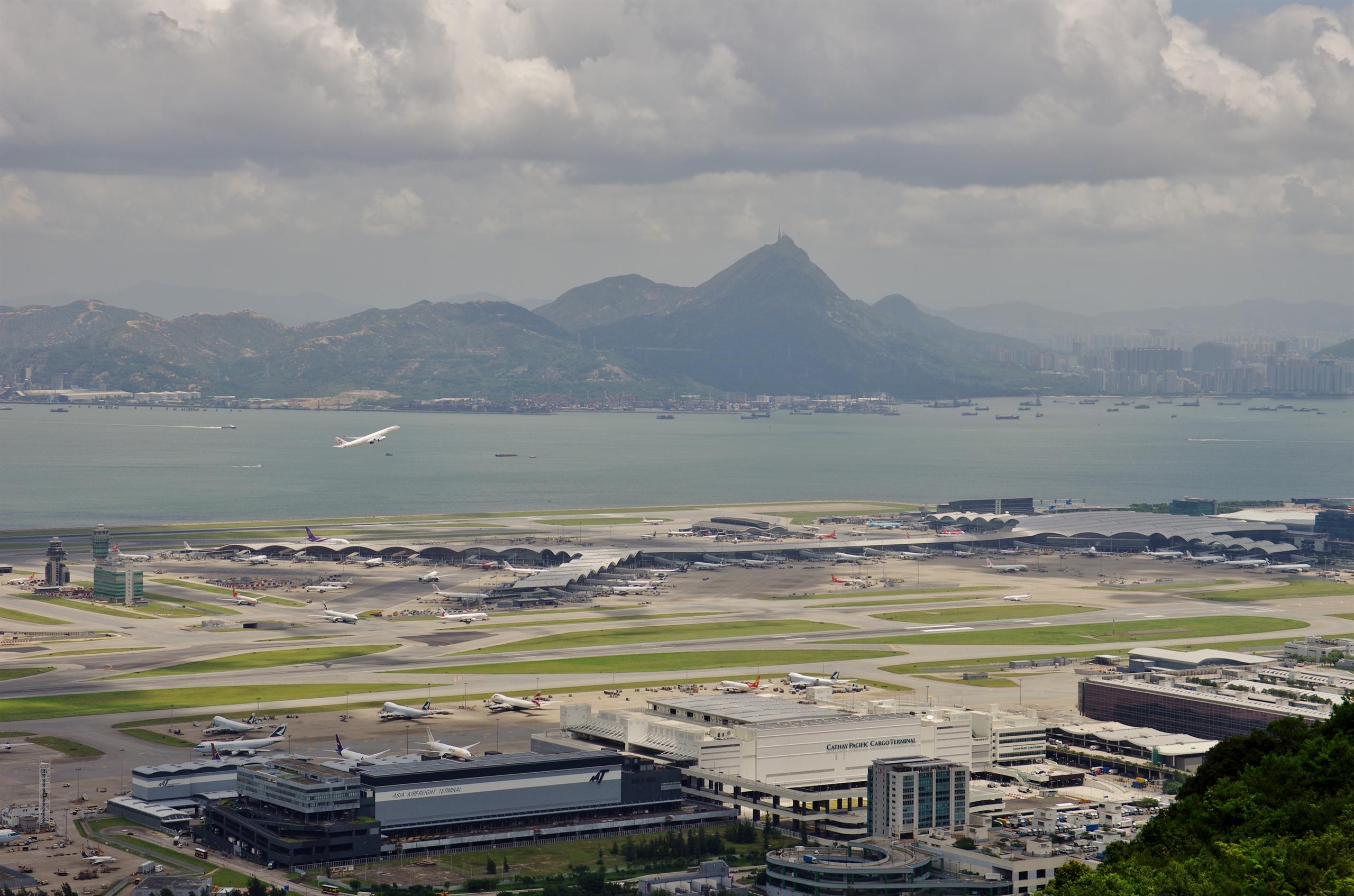 View of Hong Kong Airport