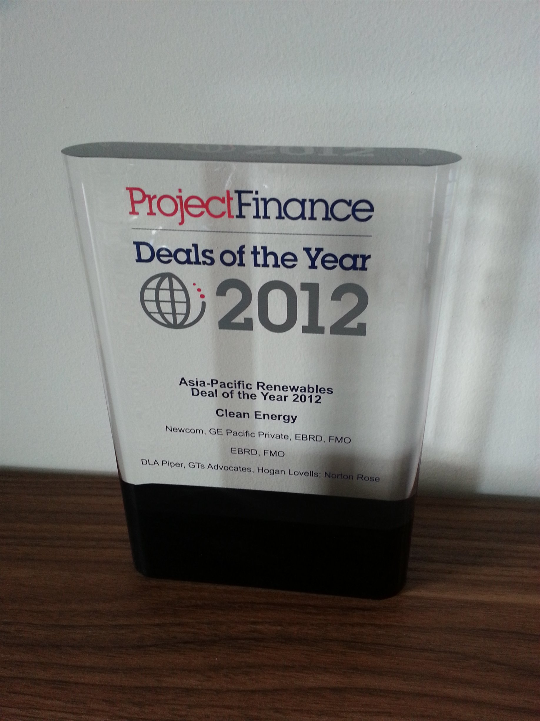 Asia-Pacific Renewables Deal of the Year 2012