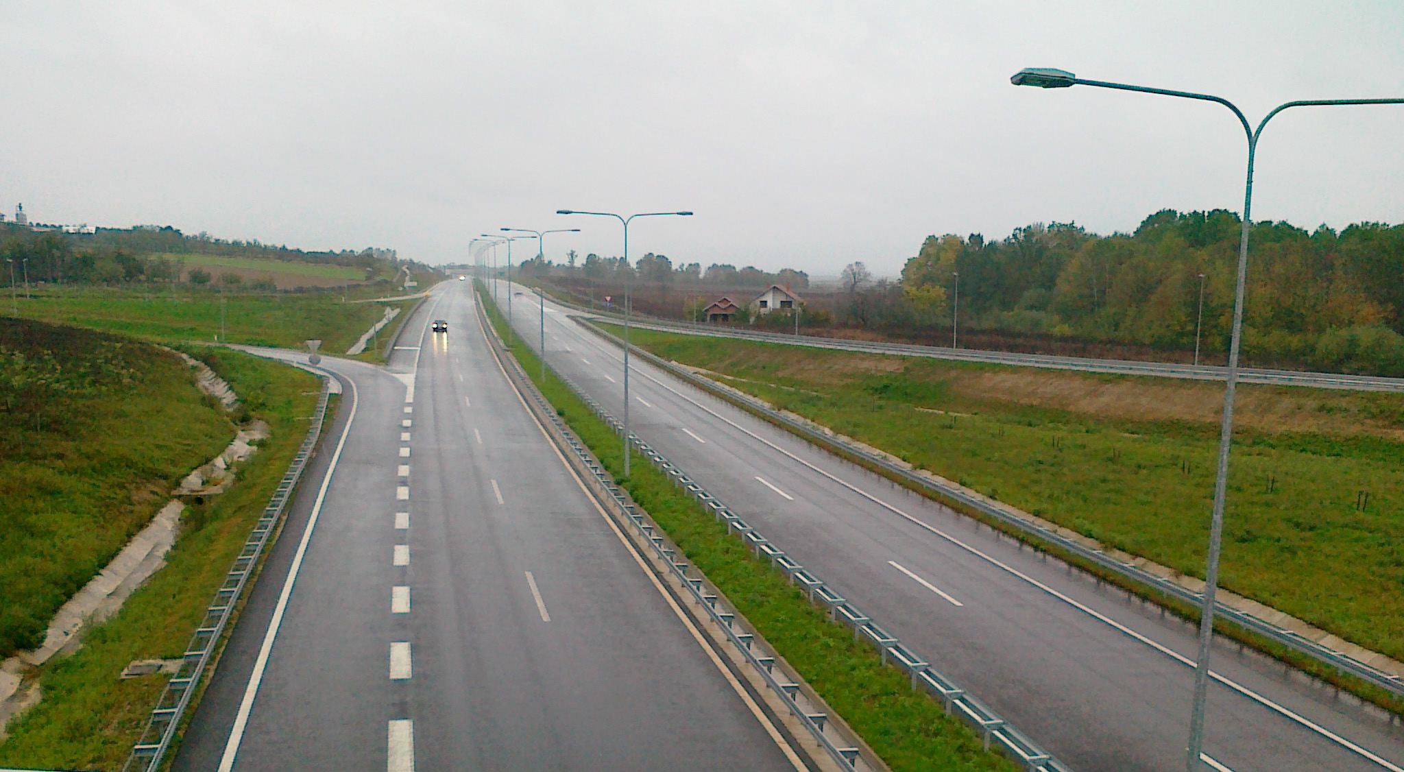 Existing motorway in use