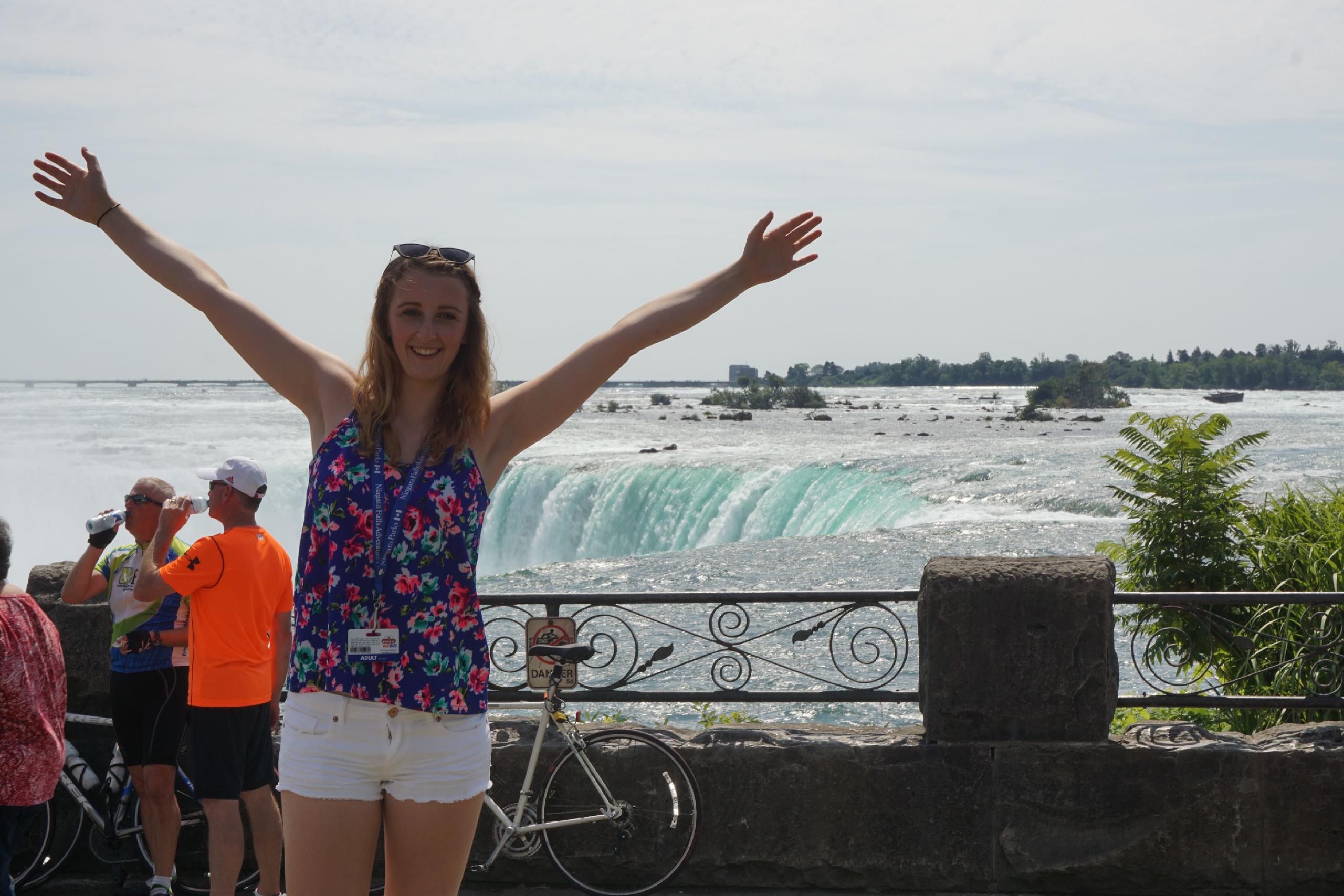 Sarah at Niagara Falls, Canada
