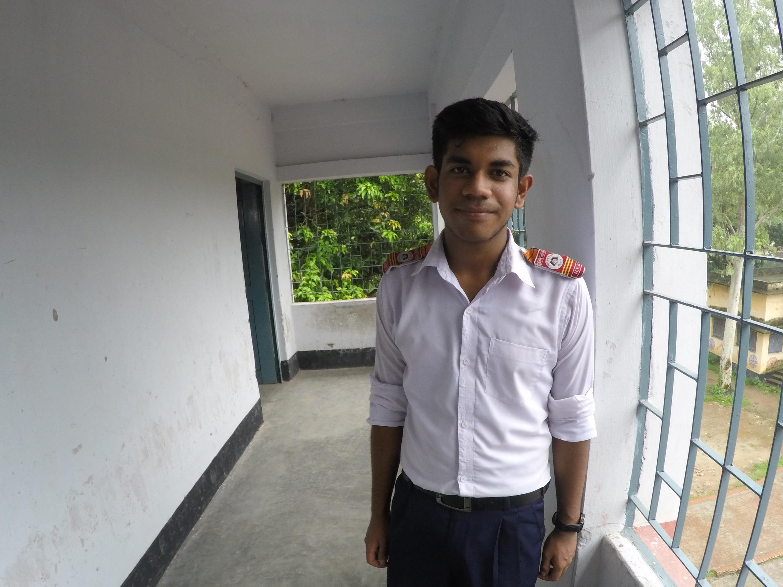 Shakib Ahammad, Student who is taking part in the English in Action programme