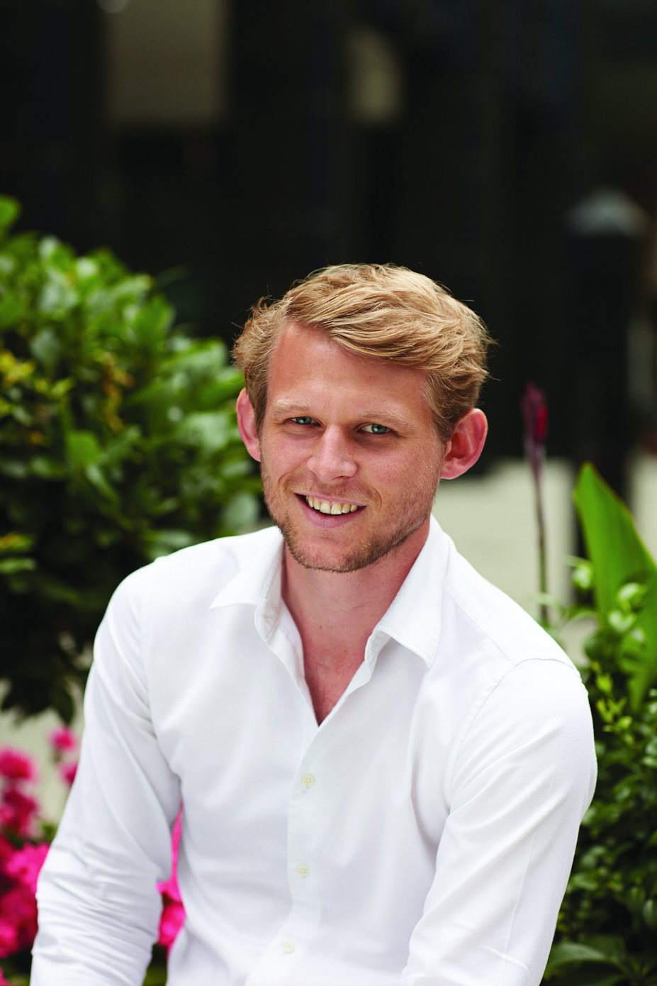 Angus Berry, group sustainability graduate and Connecting Clubs charity founder