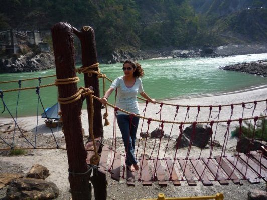 Aditi enjoyed a holiday to Rishikesh to do some rafting on the stunning rivers around her.